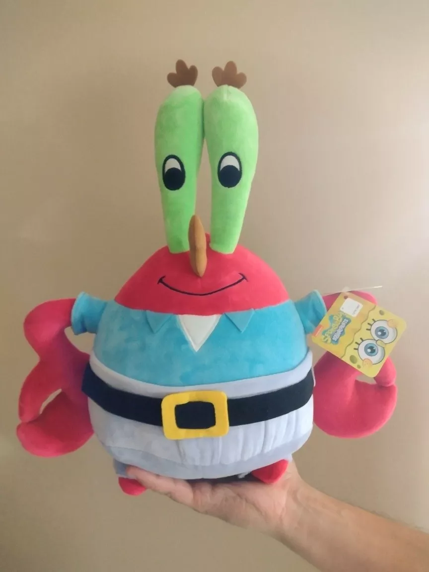 PELUCHE DON CANGREJO 38 CM NUEVO CON ETIQUETAS BOB ESPONJA - 3