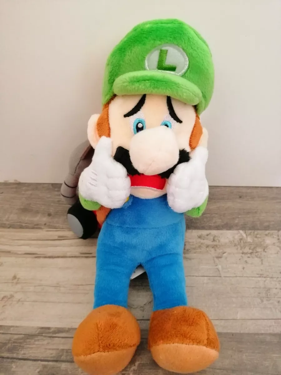 PELUCHE LUIGI MANSIÓN DE LA SERIE MARIO BROS 28 CM - 3