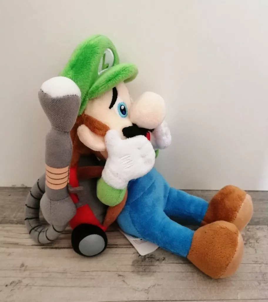 PELUCHE LUIGI MANSIÓN DE LA SERIE MARIO BROS 28 CM - 4