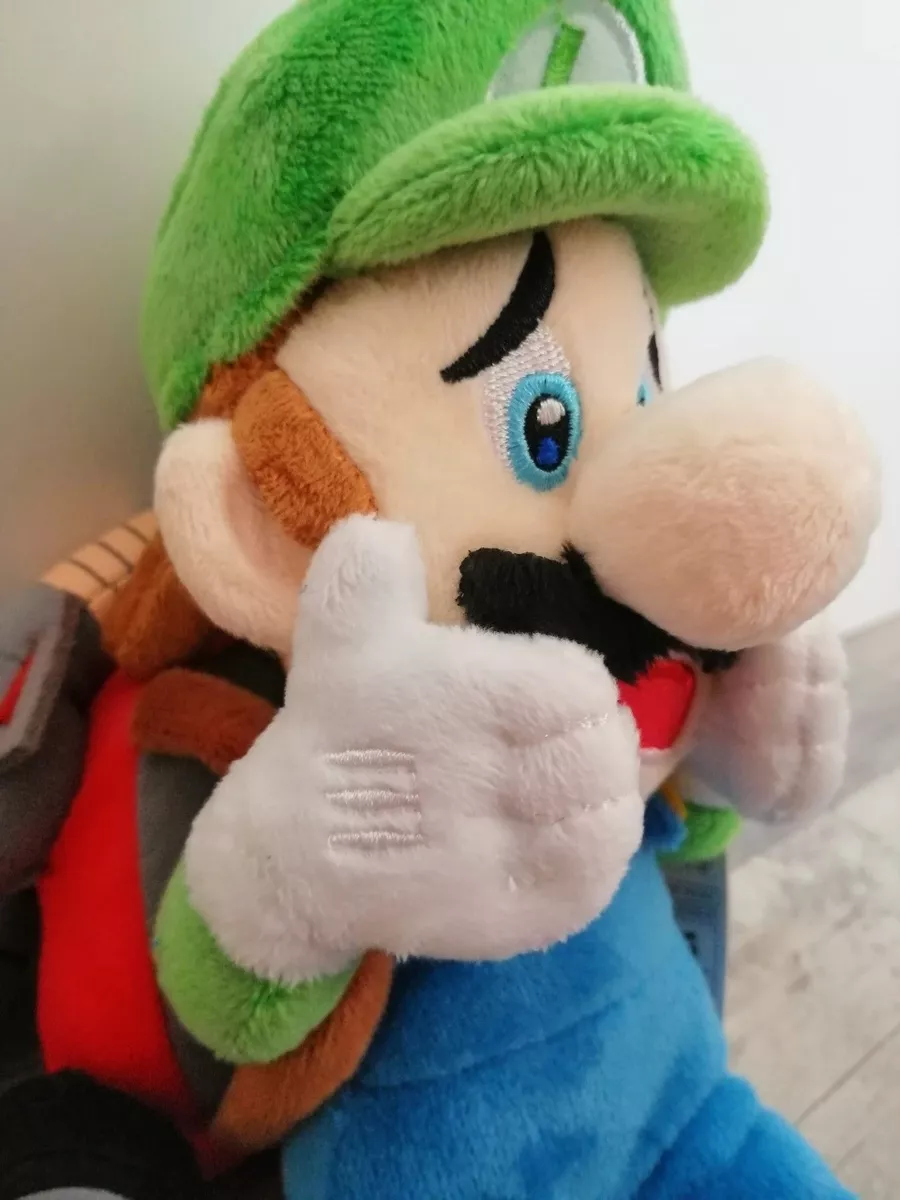 PELUCHE LUIGI MANSIÓN DE LA SERIE MARIO BROS 28 CM - 5