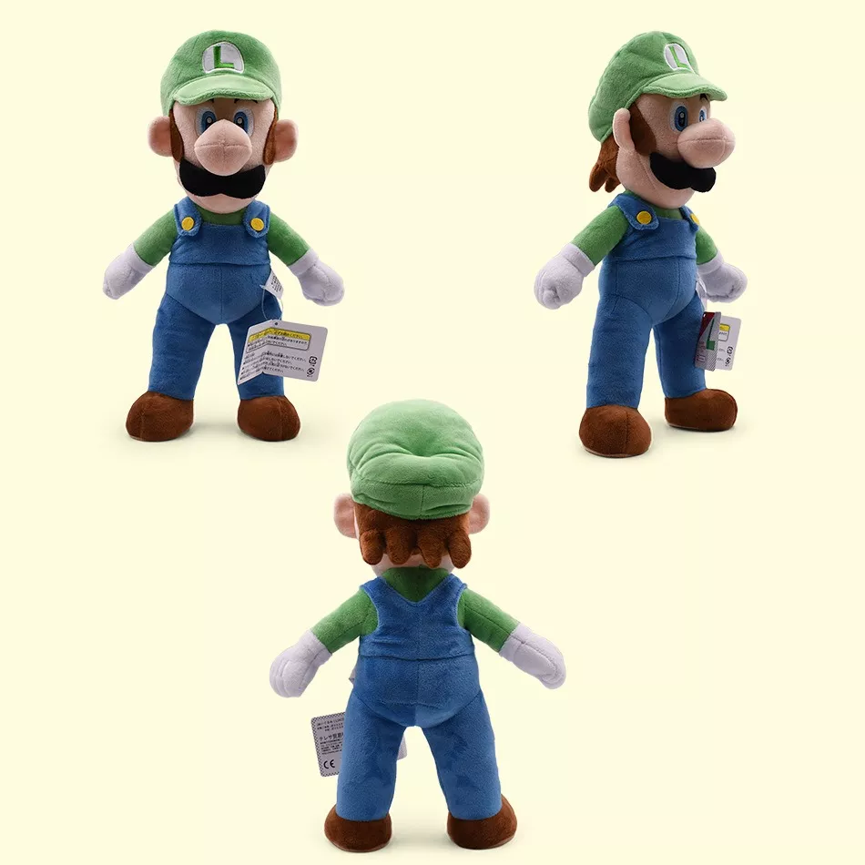 PELUCHE LUIGI MARIO BROS MIDE 41 CM NUEVO - 2