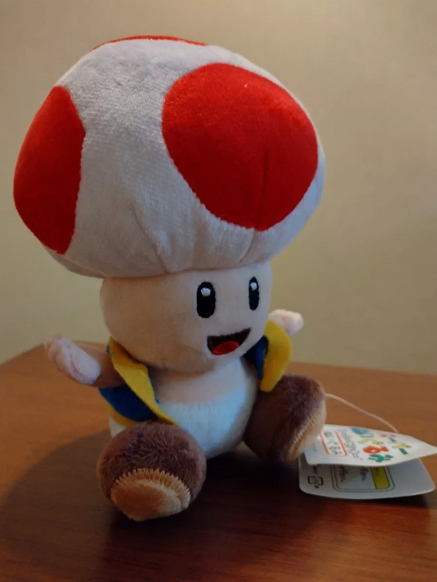 PELUCHE TOAD HONGUITO SUPER MARIO BROS 17 CM NUEVO - 3