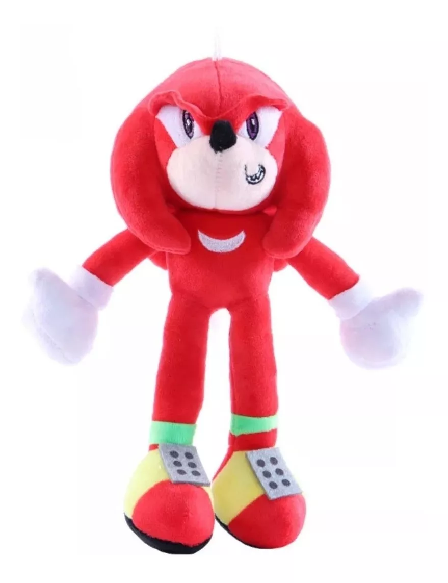 PELUCHE KNUCKLES SONIC 28 CM NUEVO - 1