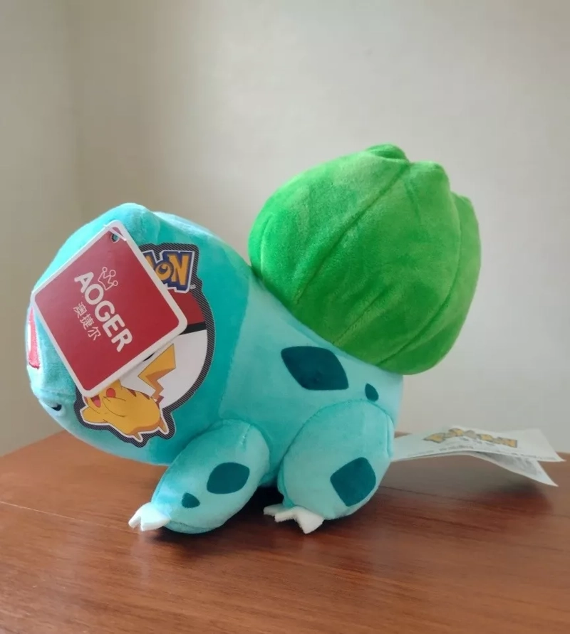 PELUCHE POKÉMON BULBASAUR 15CM NUEVO CON ETIQUETAS - 3