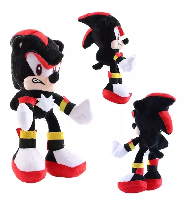 PELUCHE DE SHADOW DE SONIC 28 CM NUEVO - 1