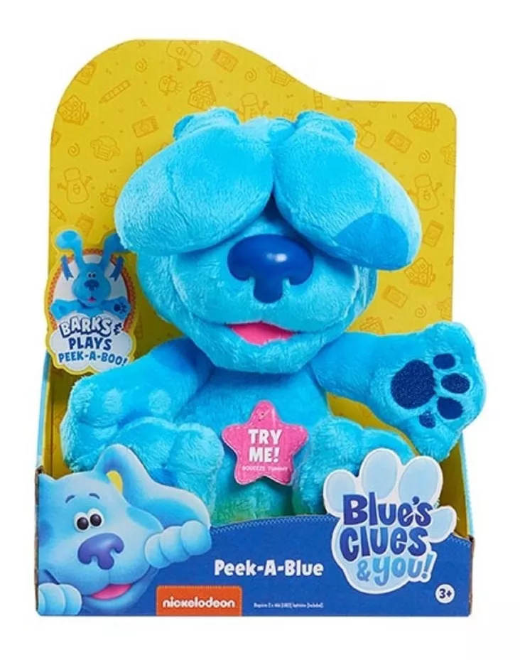 PELUCHE LAS PISTAS BLUE PEEK A BLUE ORIGINAL - 1