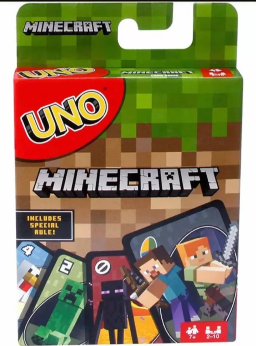 JUEGO DE CARTAS UNO MINECRAFTT MATTEL GAMES - 1