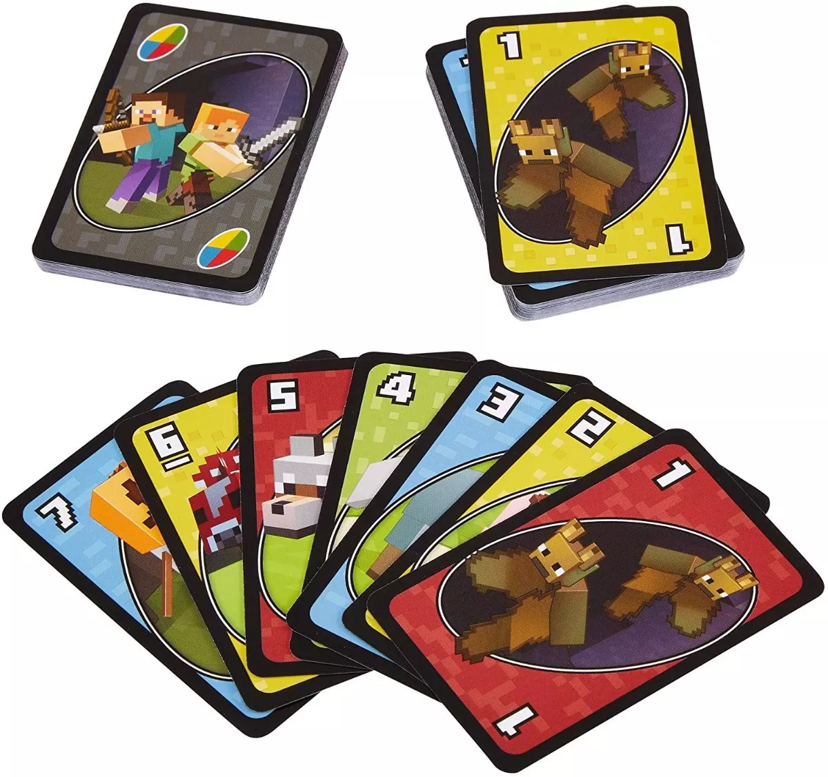 JUEGO DE CARTAS UNO MINECRAFTT MATTEL GAMES - 4