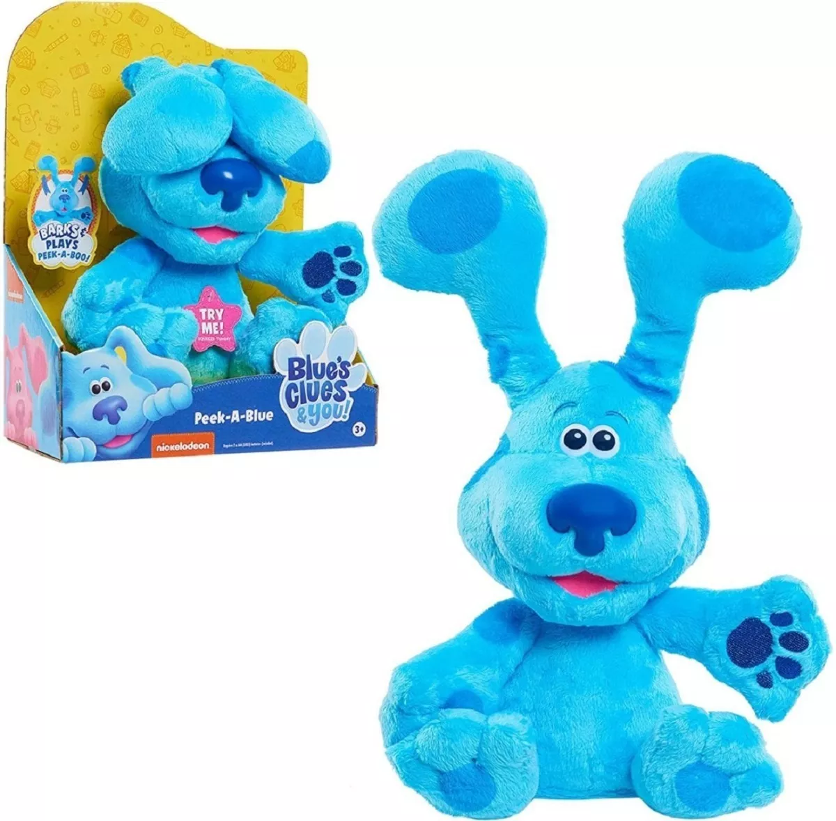 PELUCHE LAS PISTAS BLUE PEEK A BLUE ORIGINAL - 2