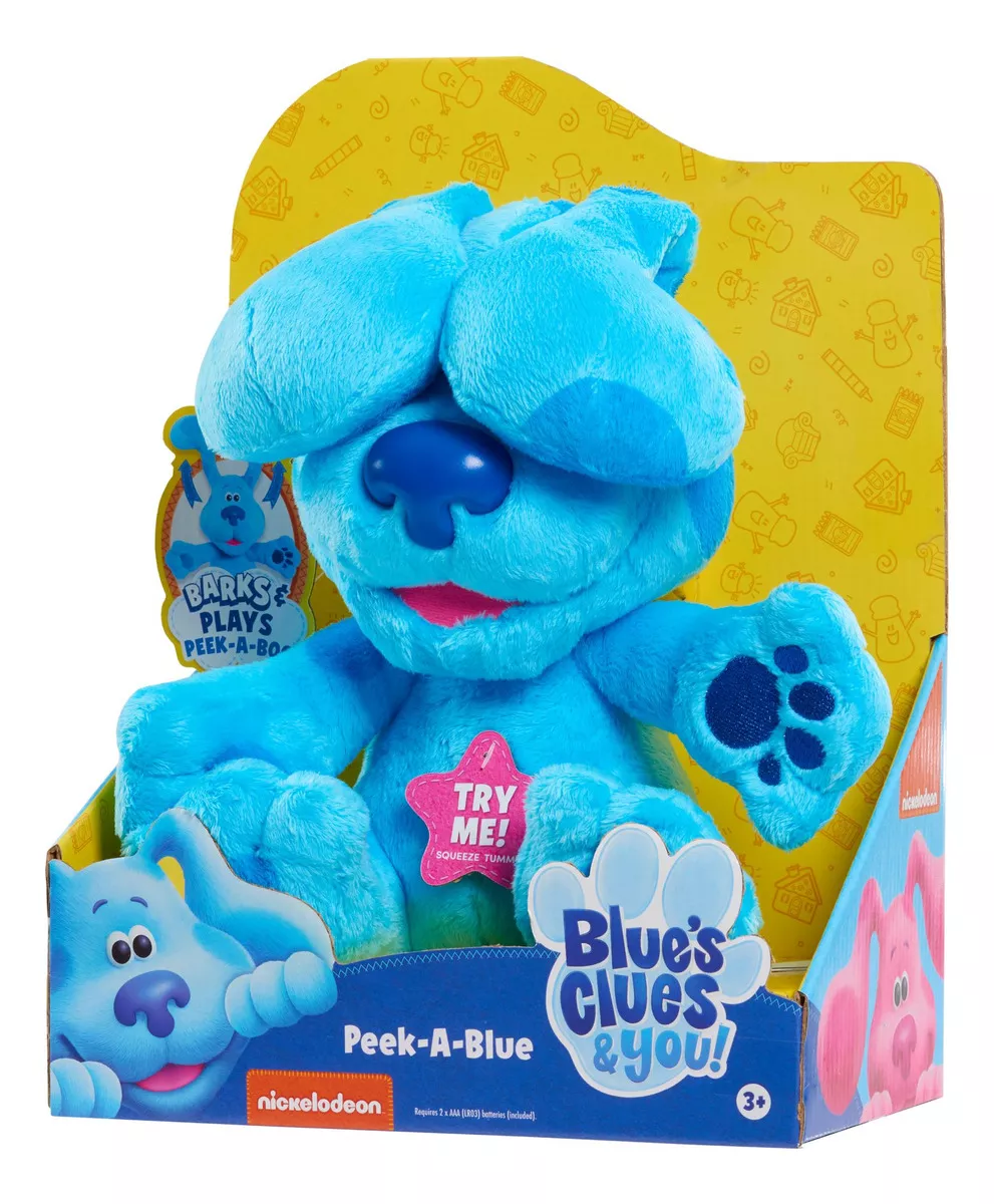 PELUCHE LAS PISTAS BLUE PEEK A BLUE ORIGINAL - 3