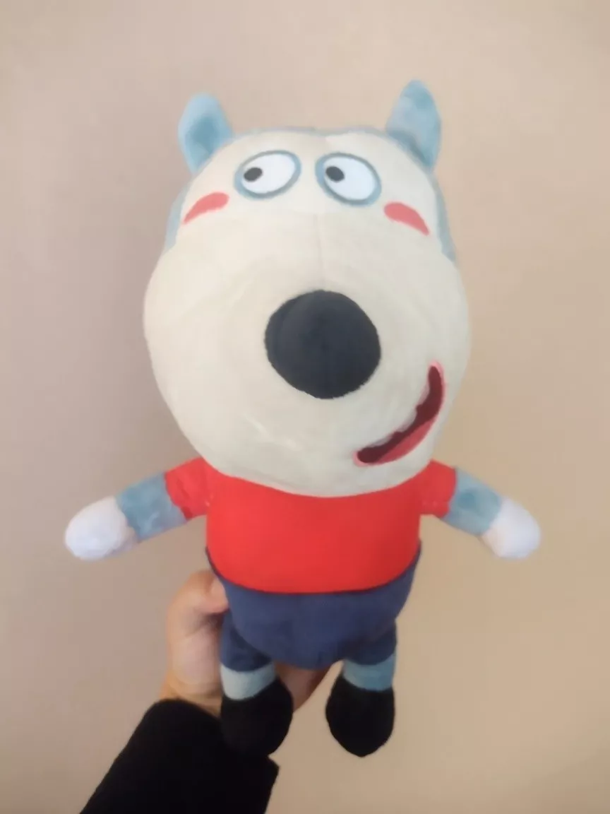 SET PELUCHE WOLFOO Y SU HERMANA LUCY 28-30 CM NUEVOS - 3