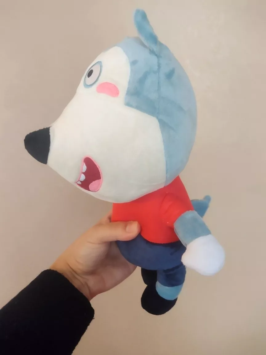 SET PELUCHE WOLFOO Y SU HERMANA LUCY 28-30 CM NUEVOS - 5