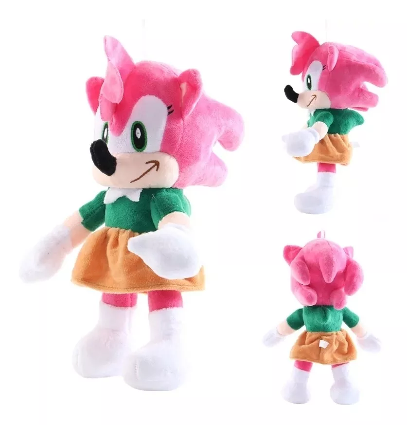 PELUCHE AMY ROSE DE SONIC 28 CM NUEVO - 2