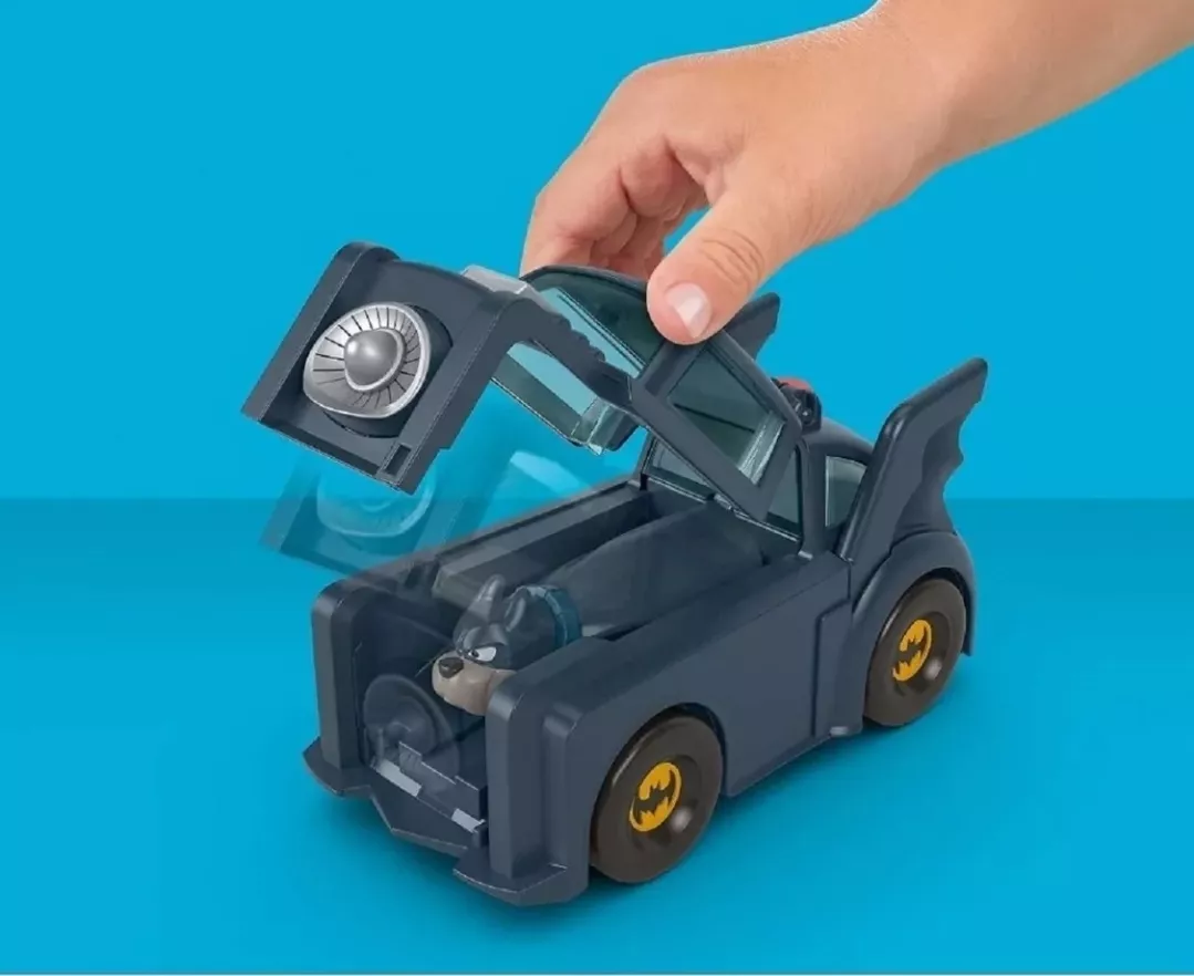 VEHÍCULO FISHER PRICE LIGA SÚPER MASCOTAS DC COMIC JUGUETE ACE - 3