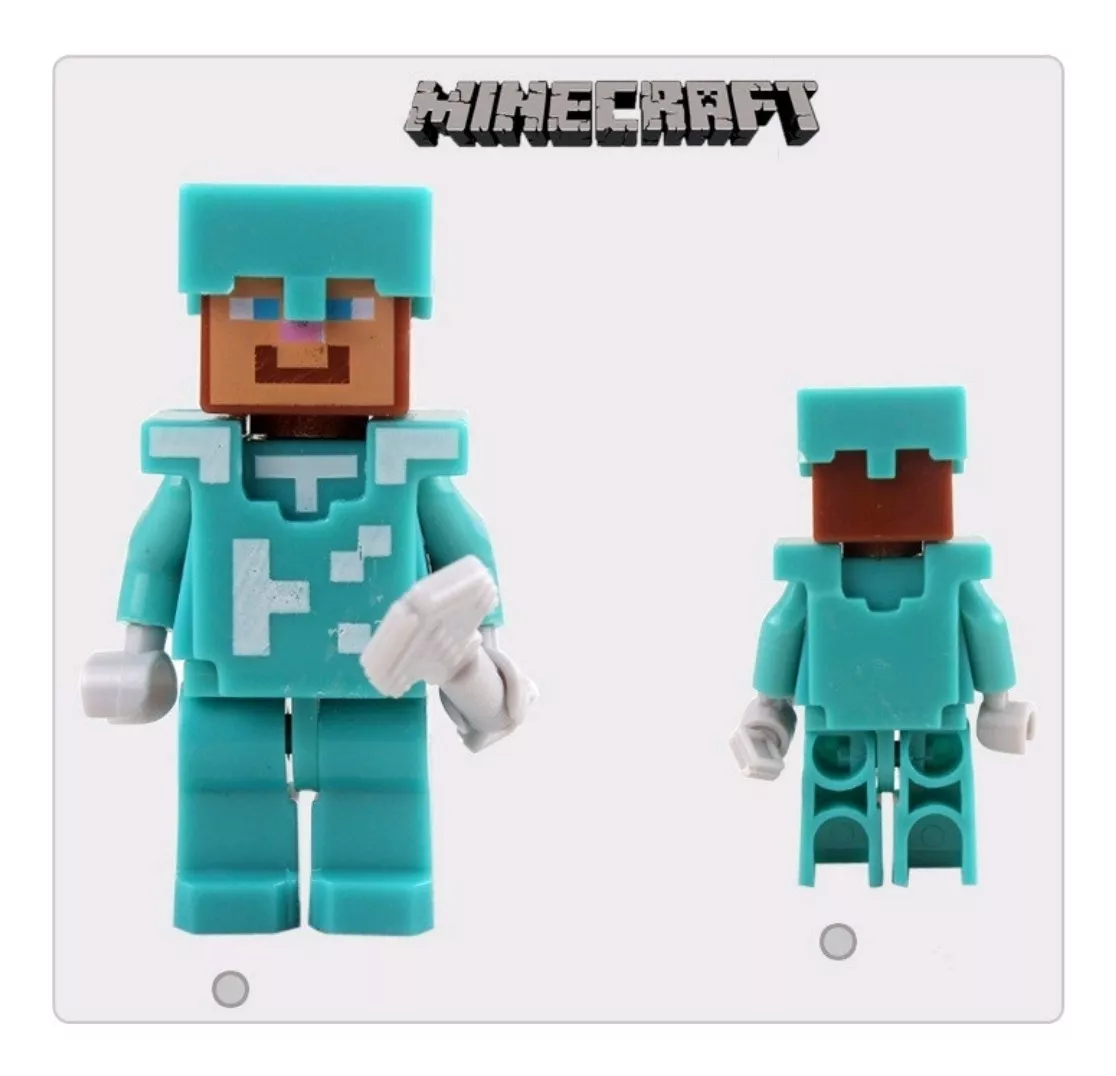 SET 6 MINIFIGURITAS MINECRAFT - 3
