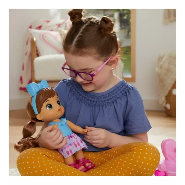 MUÑECA BABY ALIVE NEGRO PELUQUERÍA SUDSY DIVERSIÓN BURBUJAS HASBRO - 4