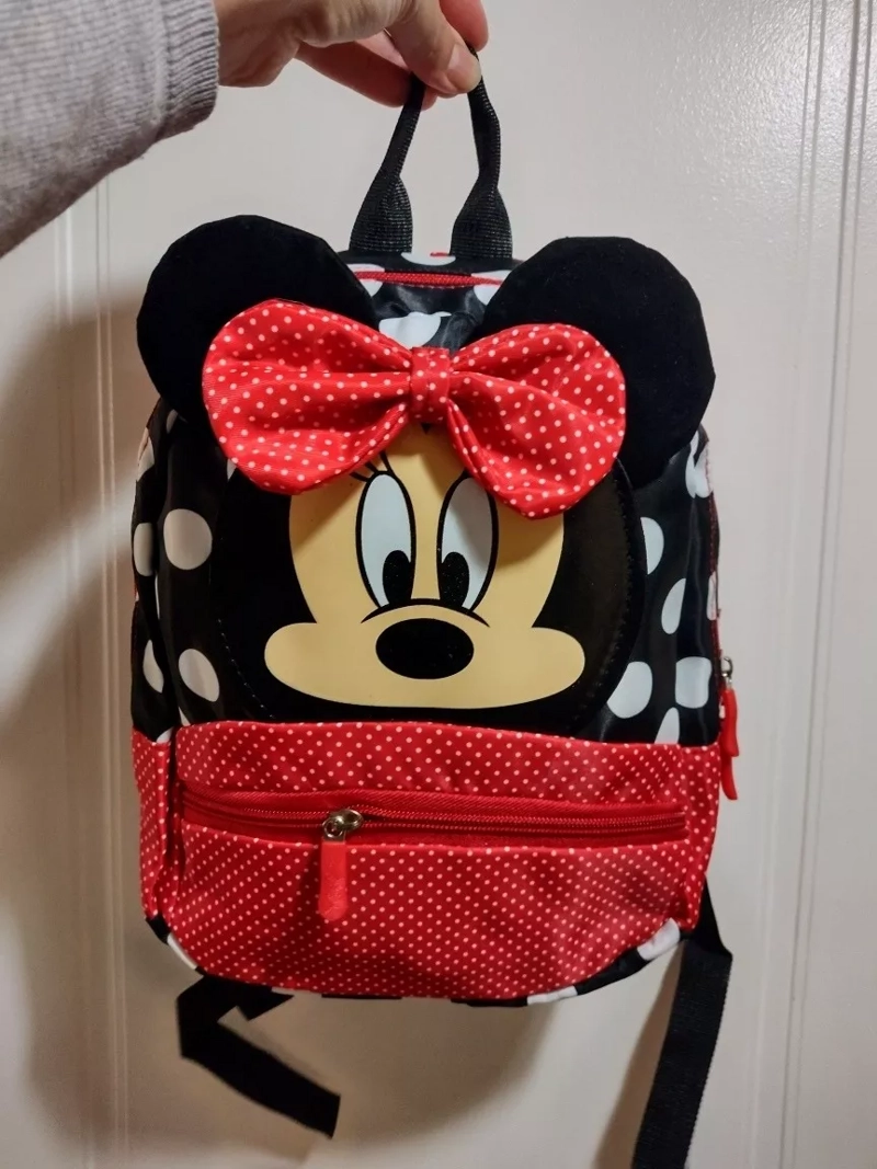 MOCHILA PARA NIÑOS MINNIE ROJA NUEVA - 4