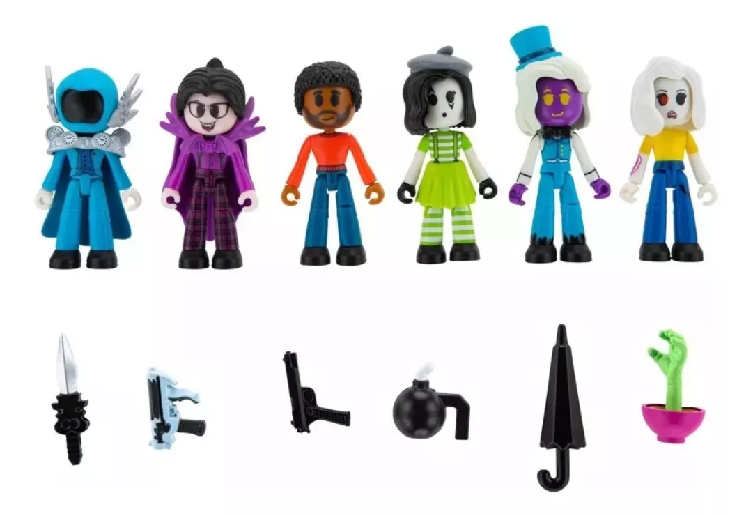 ROBLOX PACK 6 FIGURAS ARSENAL RELOADED RIVALES DEVSERIES - 2