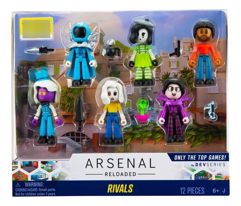 PACK 6 FIGURAS ARSENAL RELOADED RIVALES DEVSERIES - 1