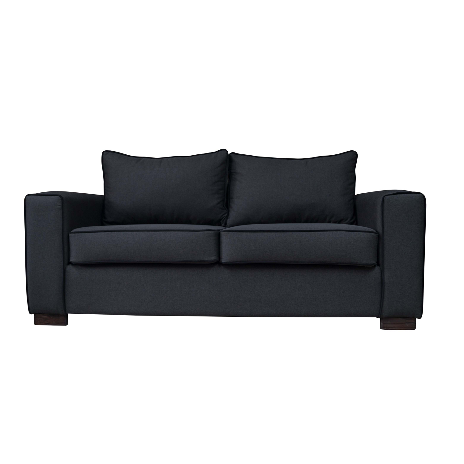 SOFA GABRO CHENILLE TIPO LINO GRAFITO 3 CUERPOS - 1