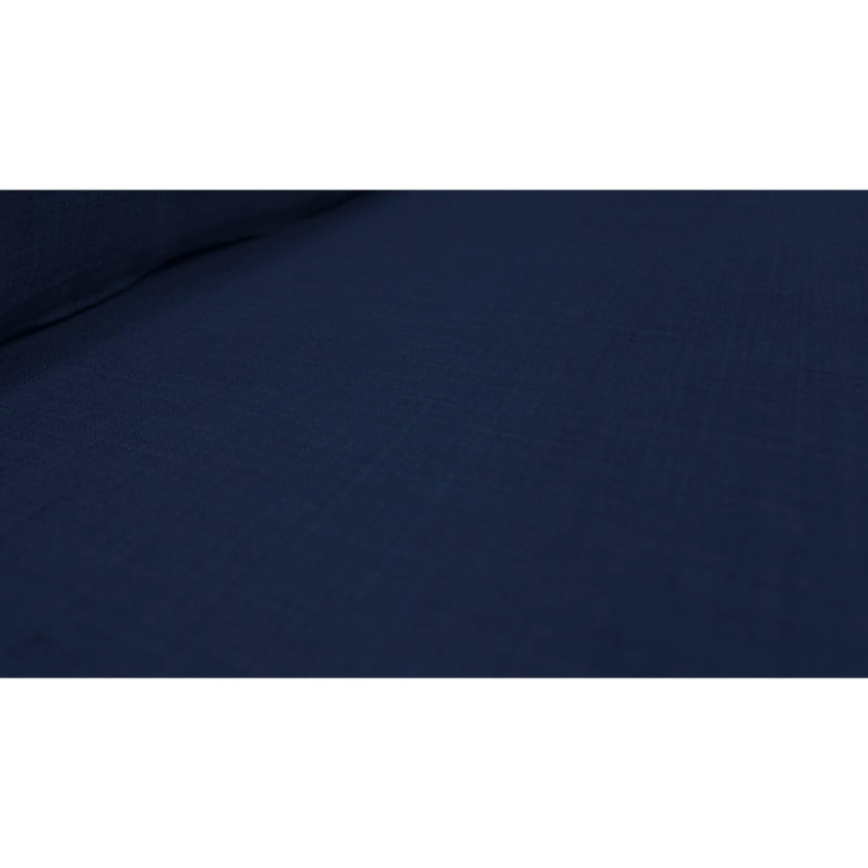 SOFA BOLLEN CHENILLE TIPO LINO AZUL 3 CUERPOS - 3