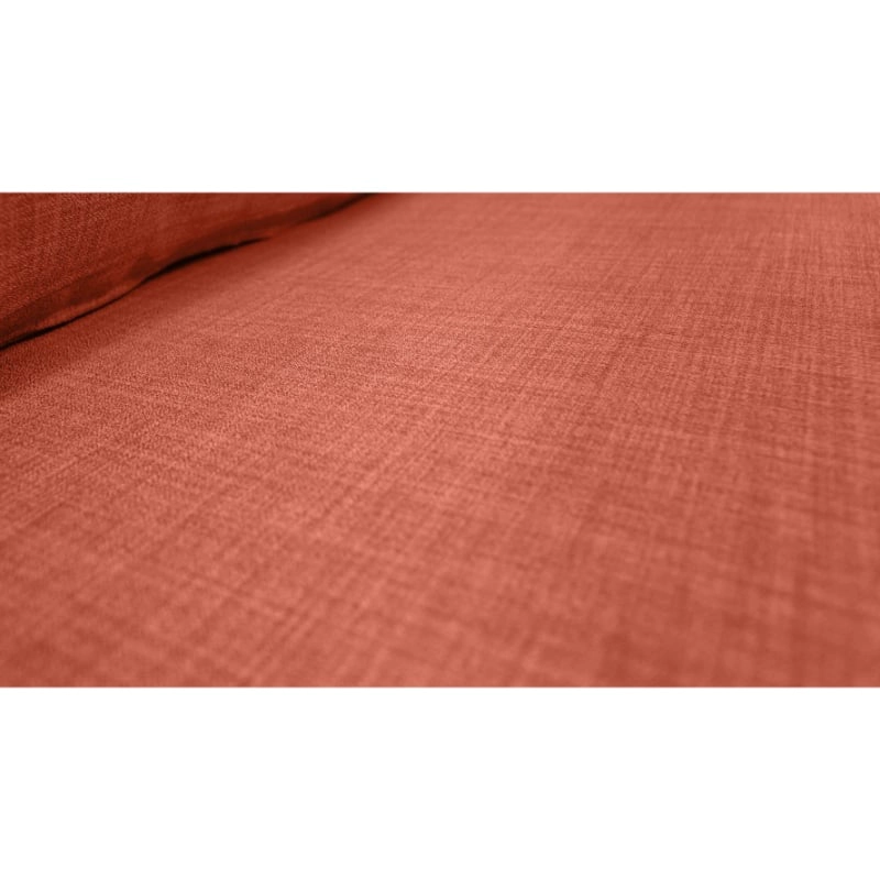 SOFA BOLLEN CHENILLE TIPO LINO PALO ROSA 3 CUERPOS - 3