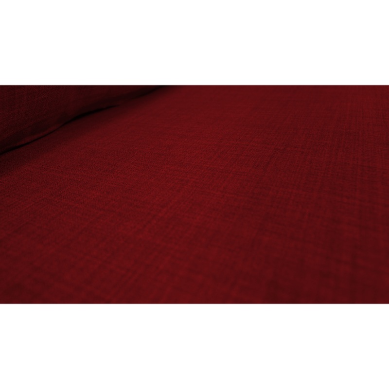 SOFA BOLLEN CHENILLE TIPO LINO ROJO 3 CUERPOS - 3