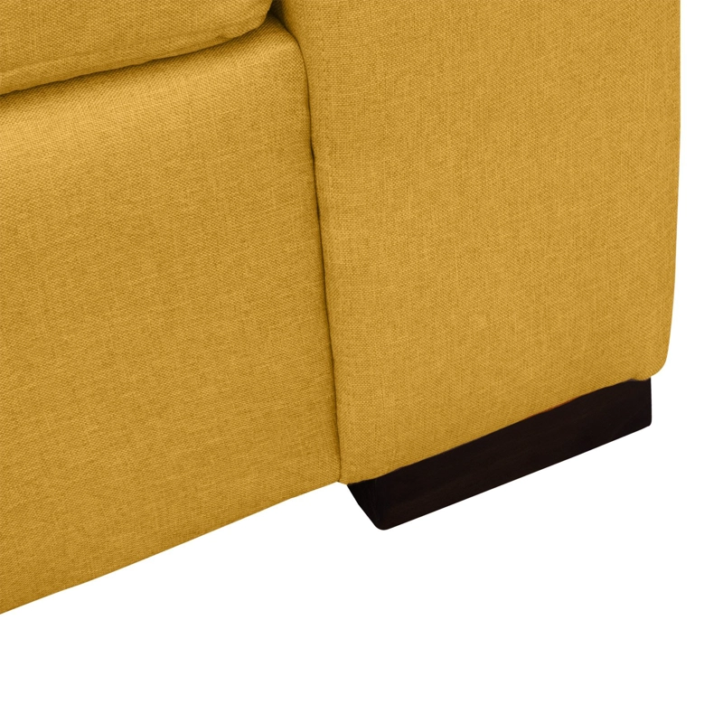 SOFA ANTU CHENILLE TIPO LINO AMBARINO 3 CUERPOS - 3