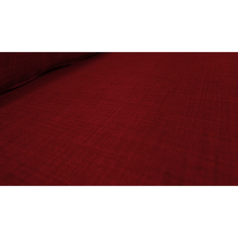 SECCIONAL BOLLEN CHENILLE TIPO LINO ROJO 3 CUERPOS - 3