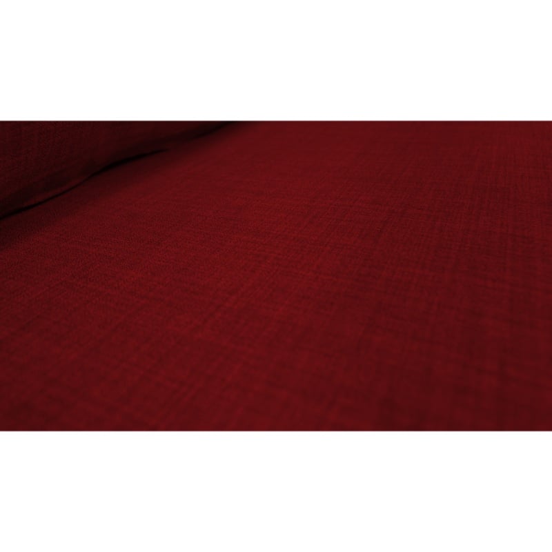SECCIONAL BOLLEN CHENILLE TIPO LINO ROJO 3 CUERPOS - 3