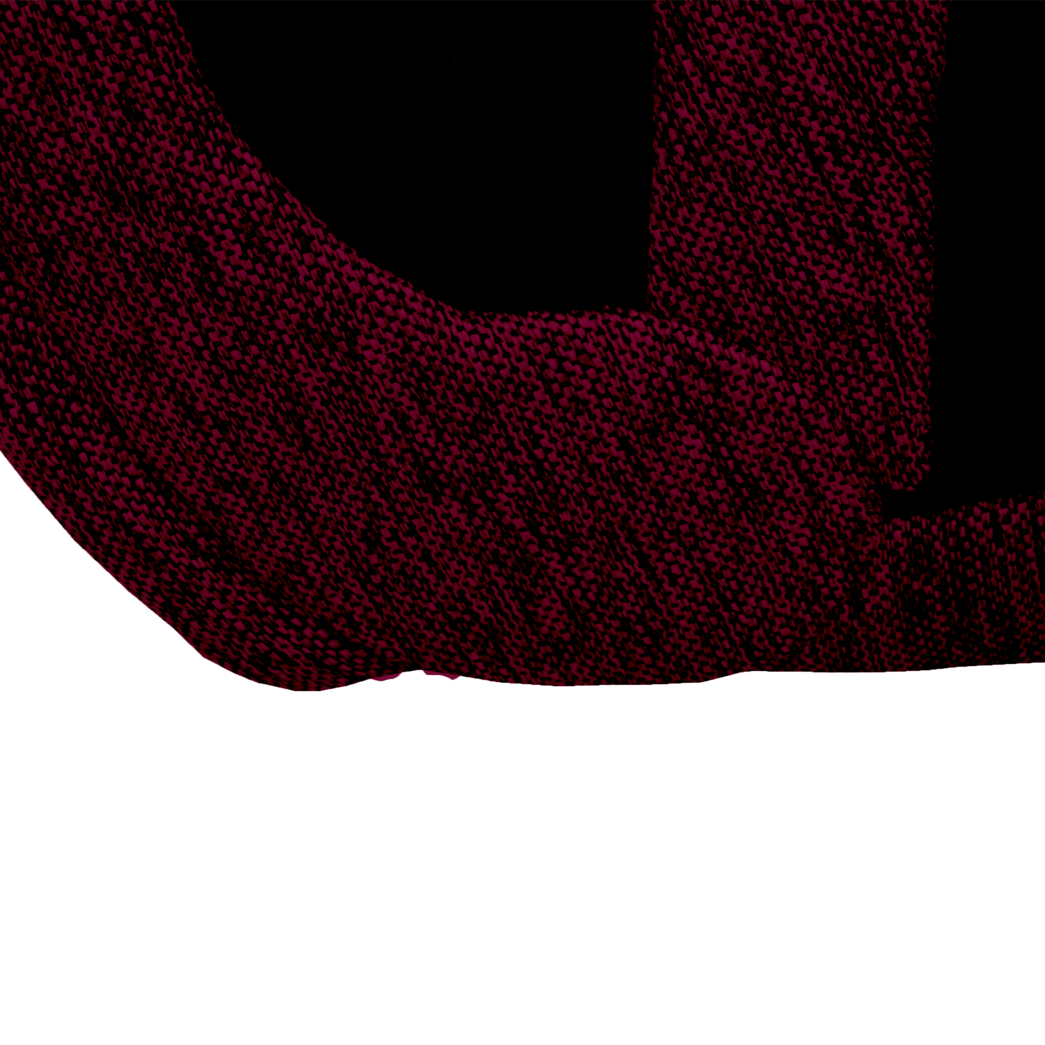 SECCIONAL DOMINGA CHENILLE TIPO LINO ROJO 3 CUERPOS - 3