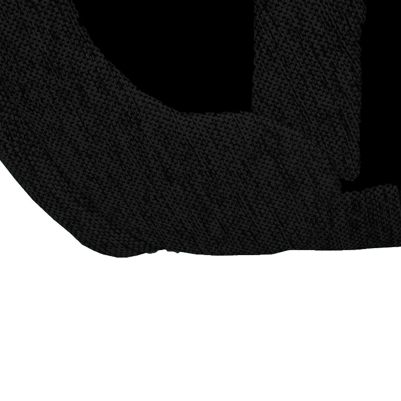 SECCIONAL DOMINGA CHENILLE TIPO LINO NEGRO 3 CUERPOS - 3