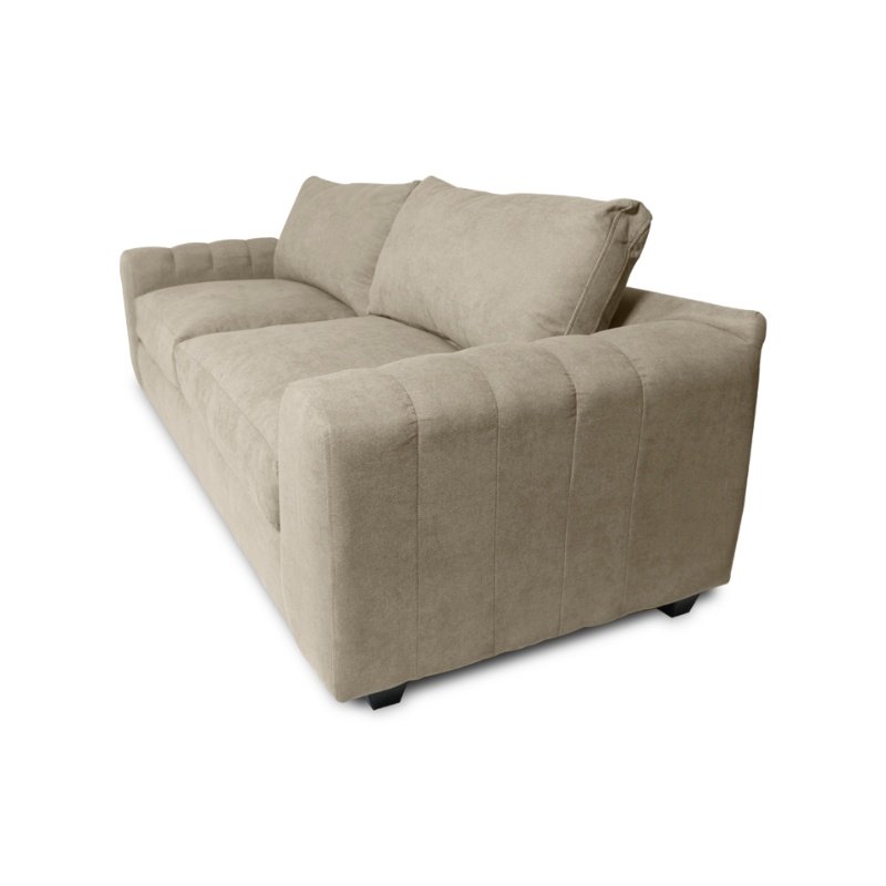 SOFA BRIANA 2 CUERPOS FELPA BEIGE - 2