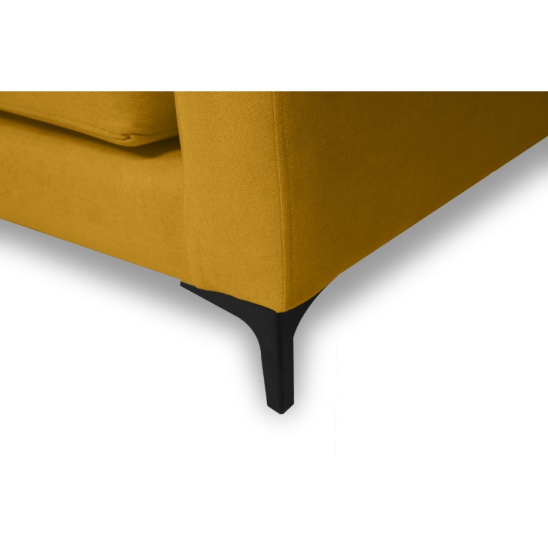 SOFA ALANNA 2 CUERPOS FELPA AMBARINO - 3