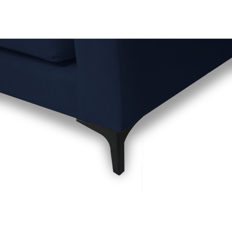 SOFA ALANNA 3 CUERPOS FELPA AZUL - 3