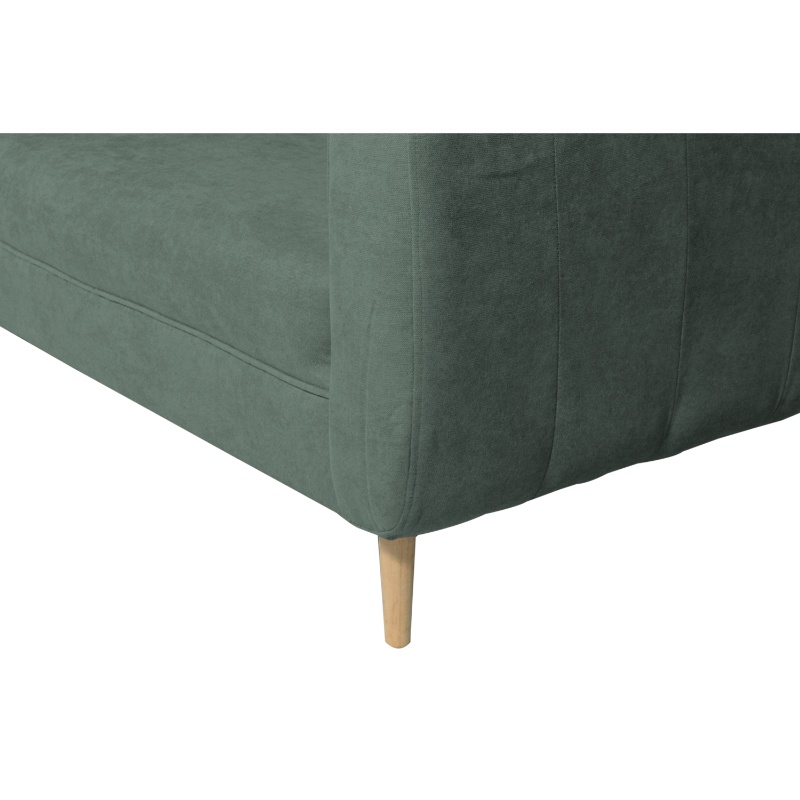 SOFA LYNETTE 2 CUERPOS FELPA VERDE - 3