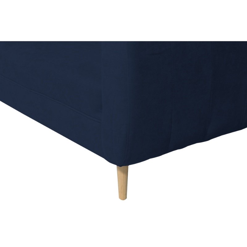 SOFA LYNETTE 3 CUERPOS FELPA AZUL - 3