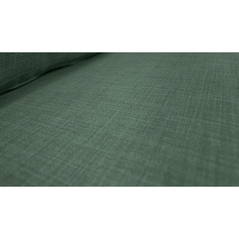 SOFA BOLLEN CHENILLE TIPO LINO VERDE 2 CUERPOS - 3