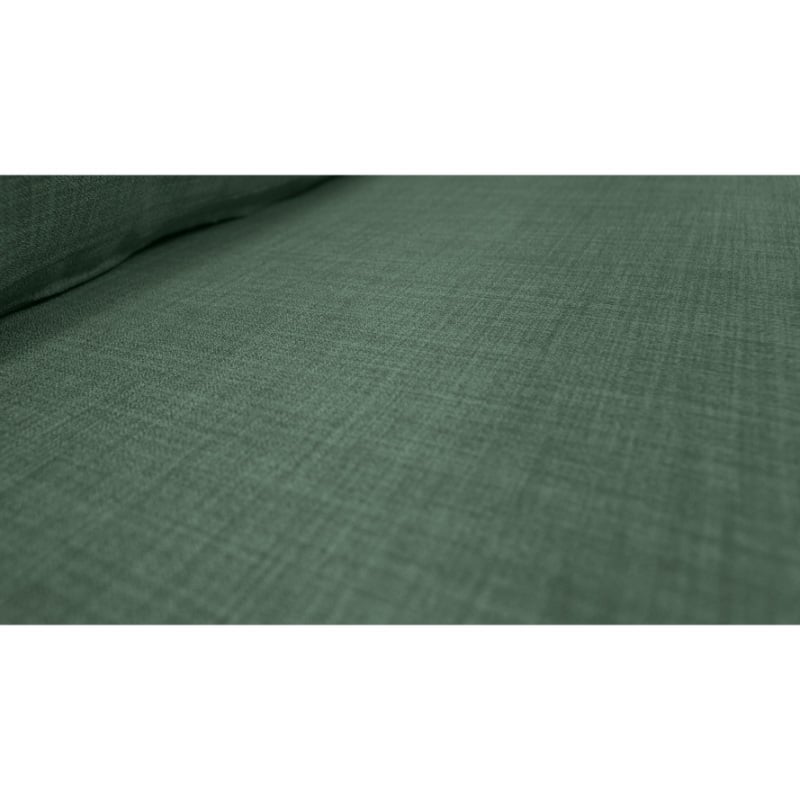 SOFA BOLLEN CHENILLE TIPO LINO VERDE 2 CUERPOS - 3