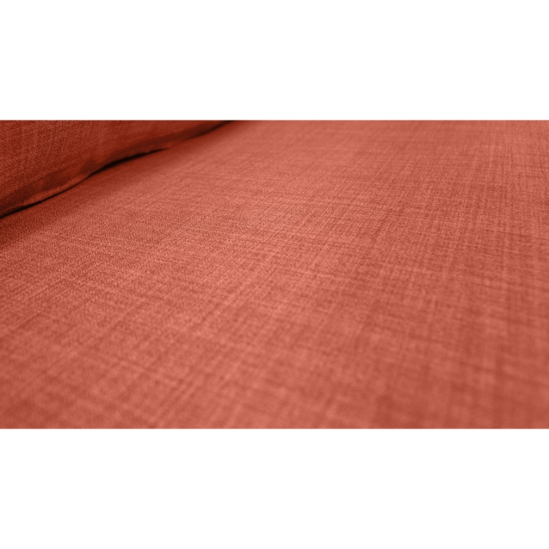 SOFA BOLLEN CHENILLE TIPO LINO PALO ROSA 2 CUERPOS - 3