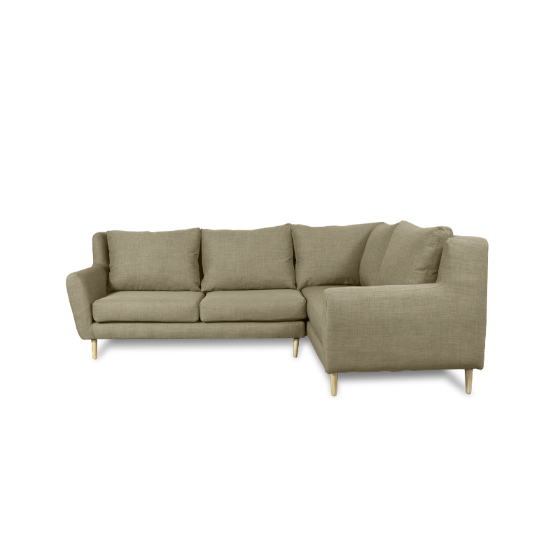 SECCIONAL LENORA FELPA BEIGE - 2