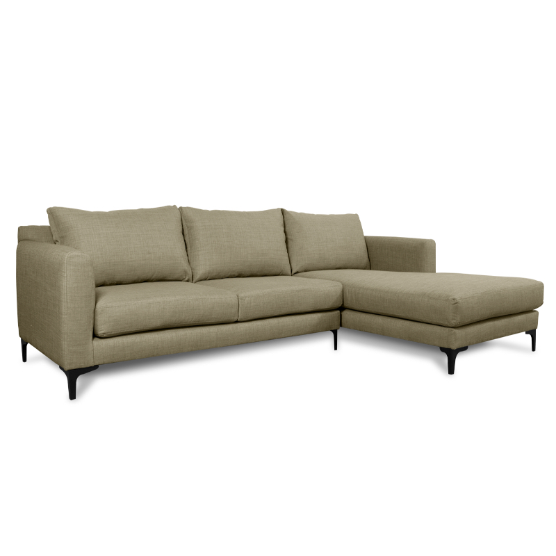 SECCIONAL KAILE FELPA BEIGE - 2
