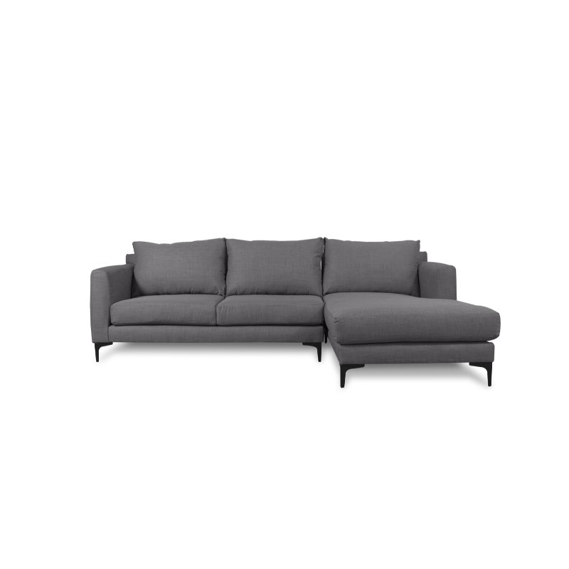 SECCIONAL KAILE FELPA GRIS