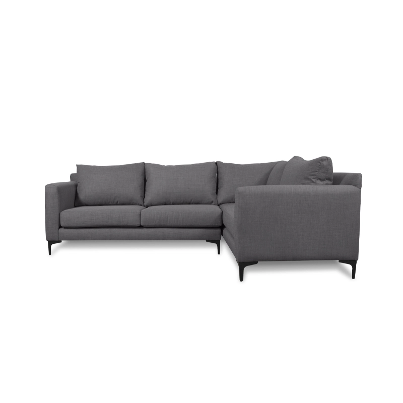SECCIONAL ALANNA FELPA GRIS - 2
