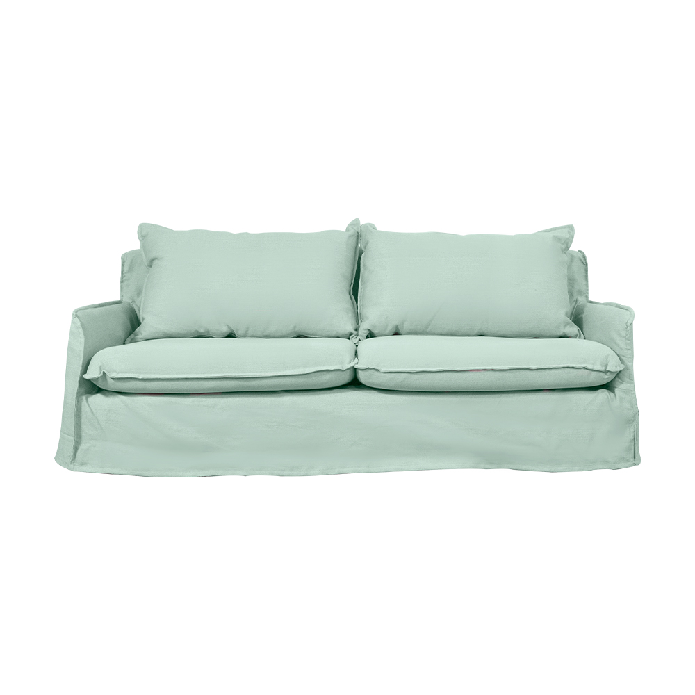 SOFA REHUE 3 CUERPOS CHENILLE AGUA - 1