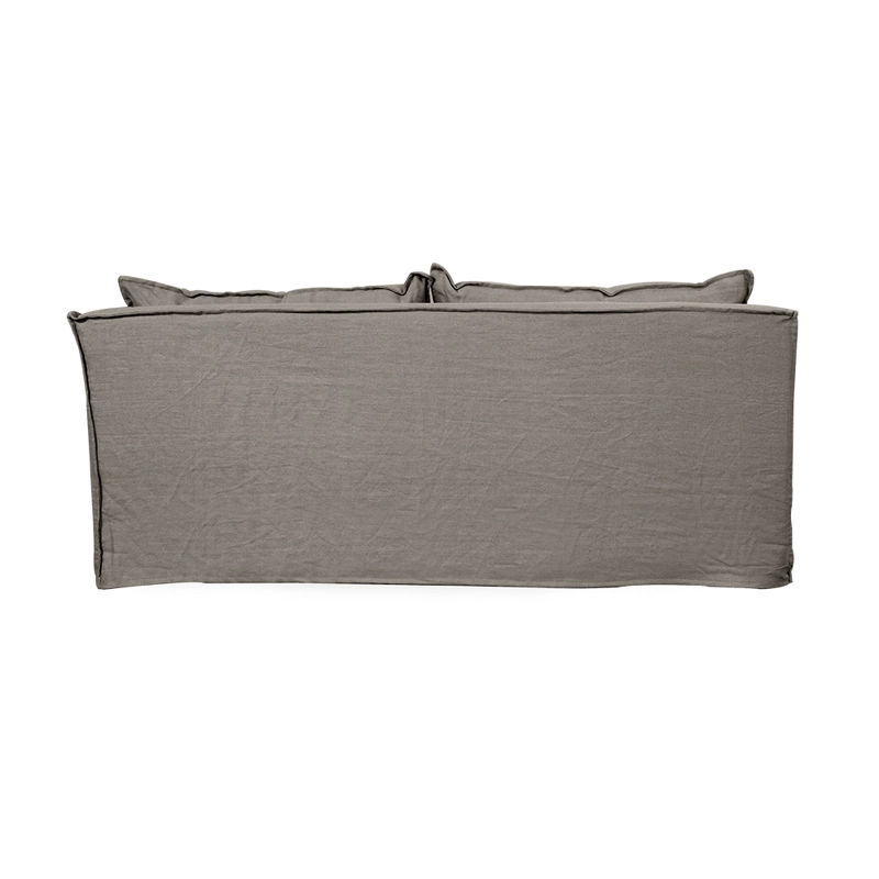 SOFA REHUE CHENILLE GRIS PIEDRA 3C - 4