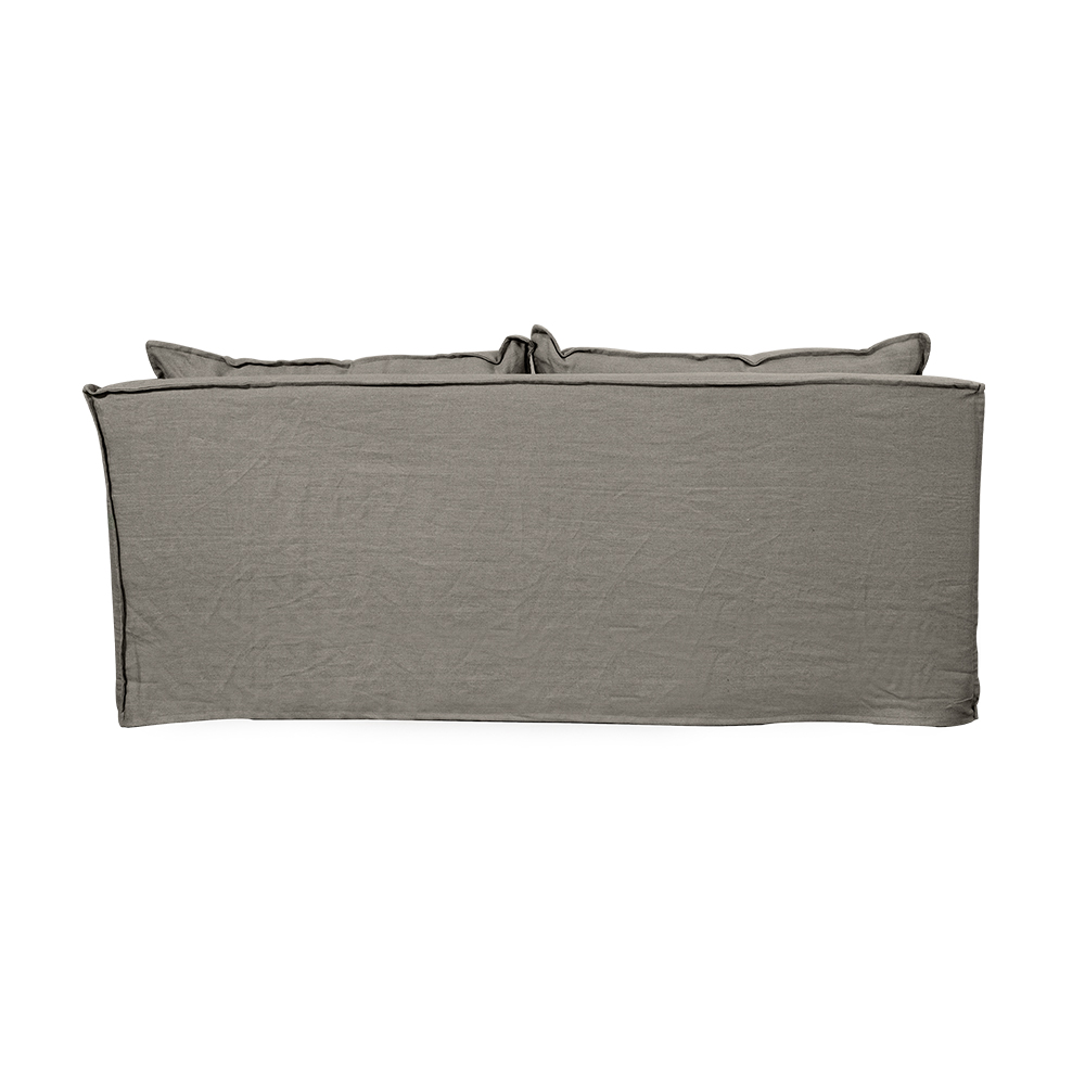 SOFA REHUE CHENILLE GRIS PIEDRA 3C - 4