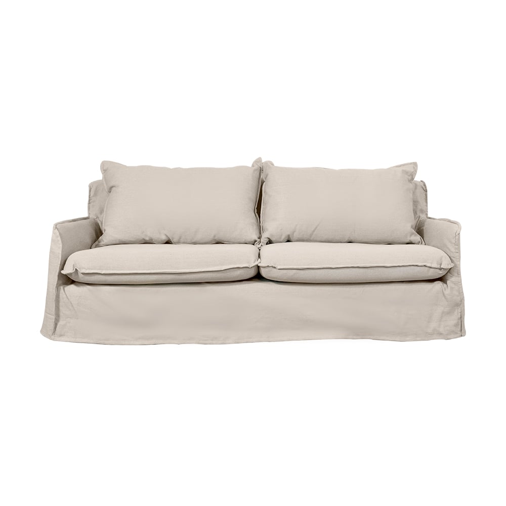 SOFA REHUE CHENILLE HUESO 3C - 1