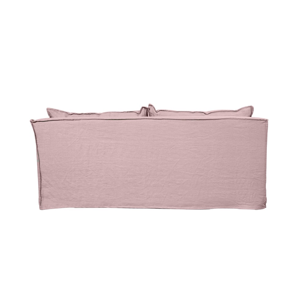 SOFA REHUE 3 CUERPOS CHENILLE PALO ROSA - 3