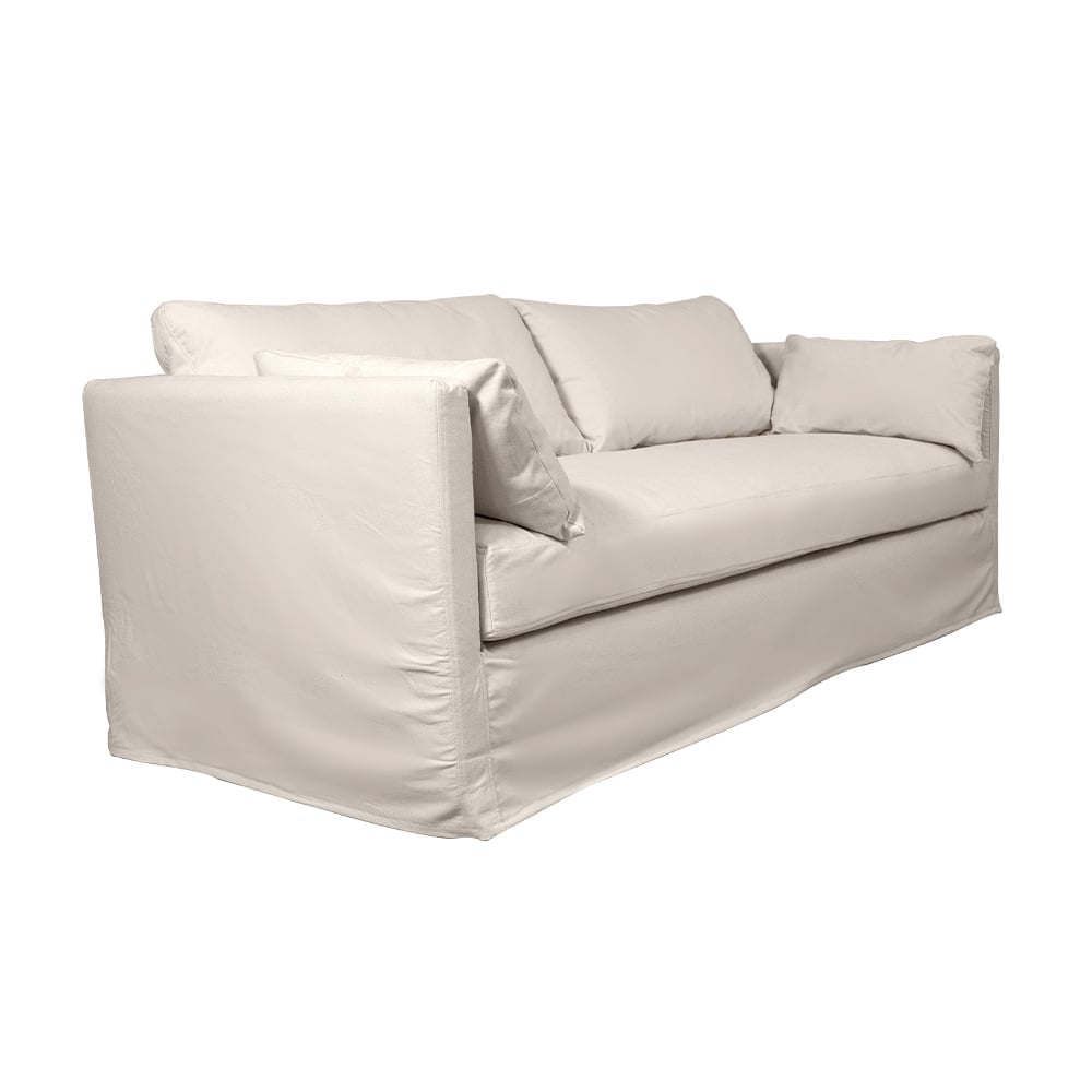 SOFA QUEPE CHENILLE HUESO 3C - 2